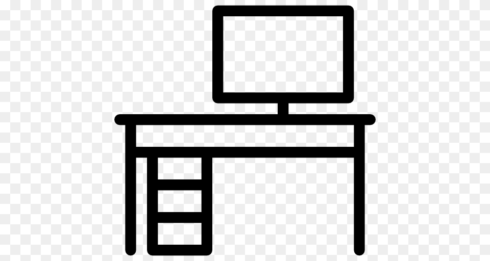 Download Desk Clipart Table Desk Clip Art Tabledeskfurniture, Furniture, Computer, Electronics, White Board Png Image