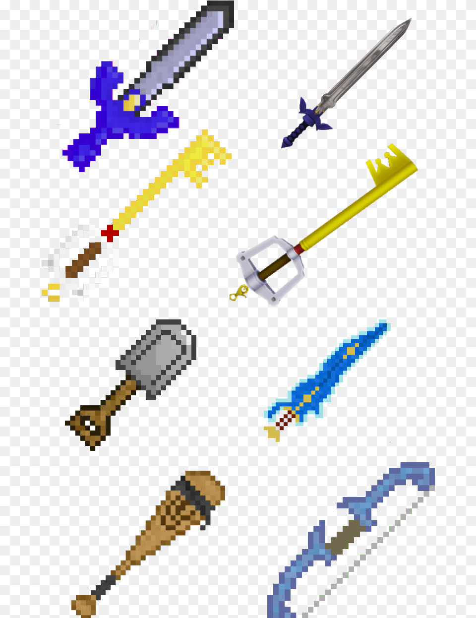 Download Diamond Block Minecraft Id Iappsoftscom Kingdom Hearts Kingdom Key D, Sword, Weapon, Blade, Dagger Png Image