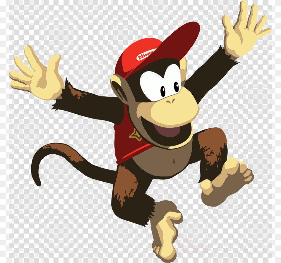 Download Diddy Kong Cartoon Clipart Donkey Kong Country, Person Png