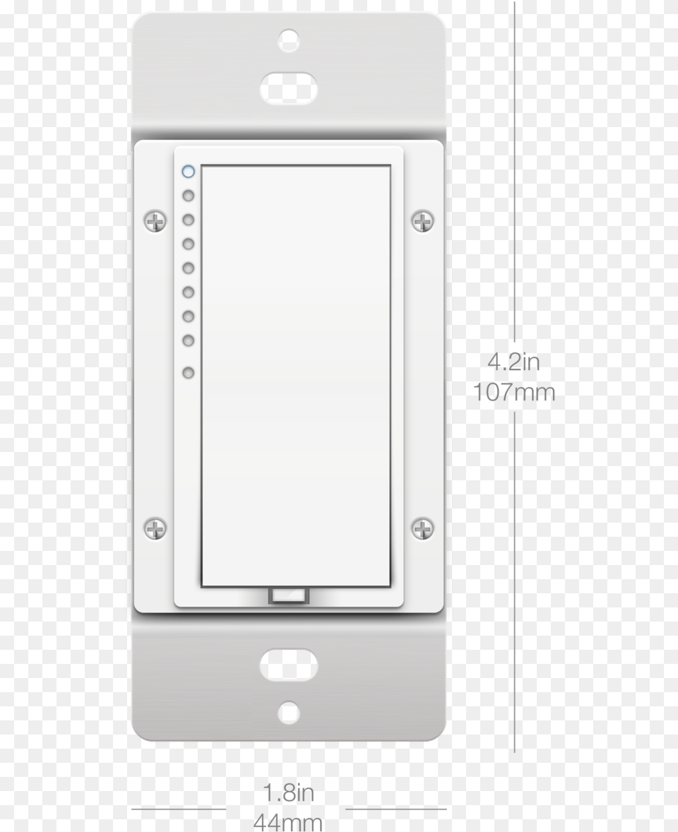 Download Dimensions Us Light Switch Feature Phone, Electrical Device, Electronics, Mobile Phone Png Image