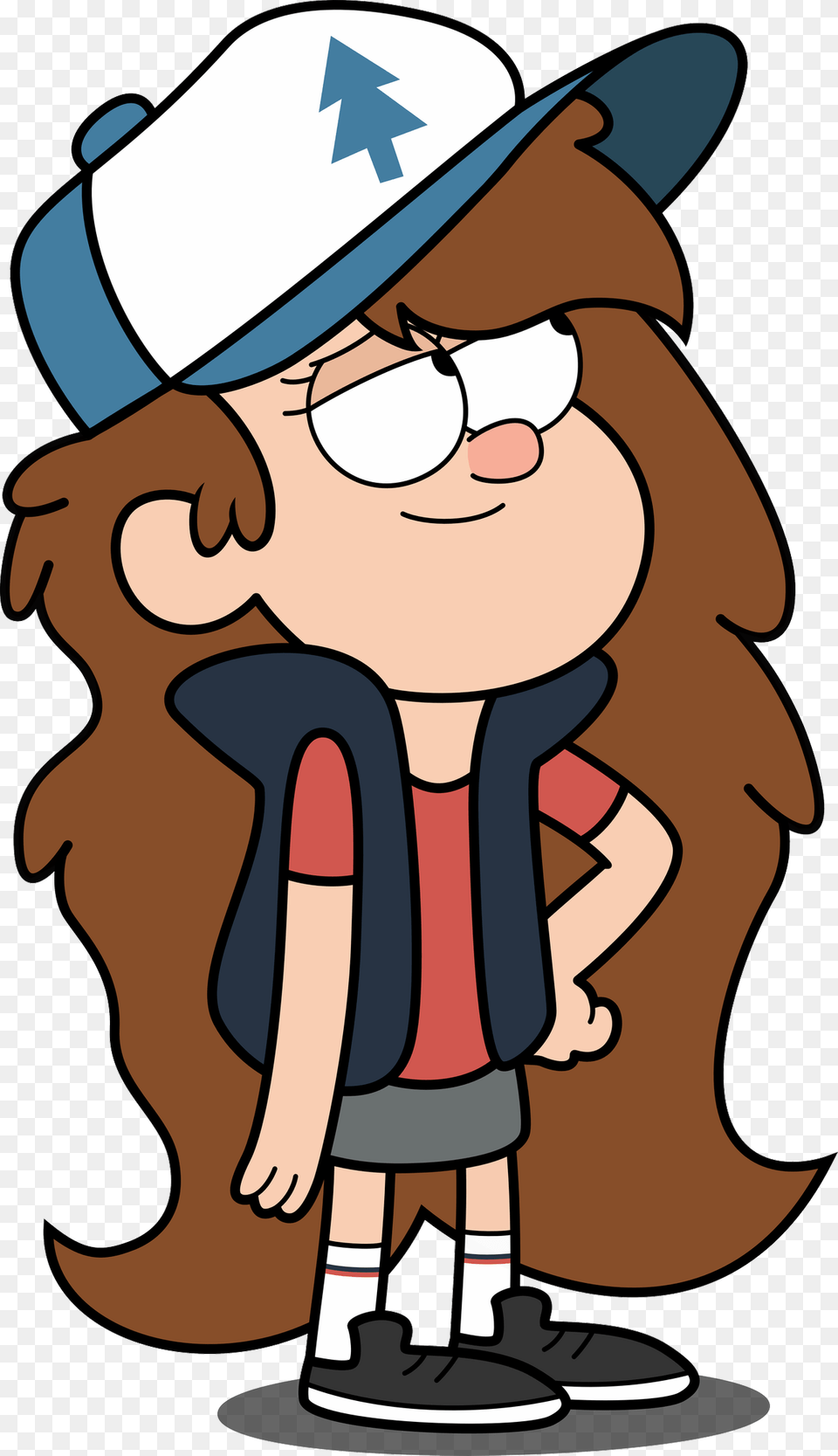 Download Dippie Pines R63 Dipper Dipper Pines Long Hair, Clothing, Hat, Baby, Person Free Png