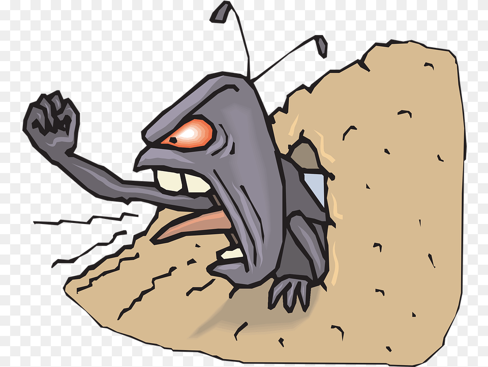 Download Dirt Clipart Ant Pile Angry Ant Clipart Full Clipart Angry Ant, Adult, Person, Head, Female Free Transparent Png