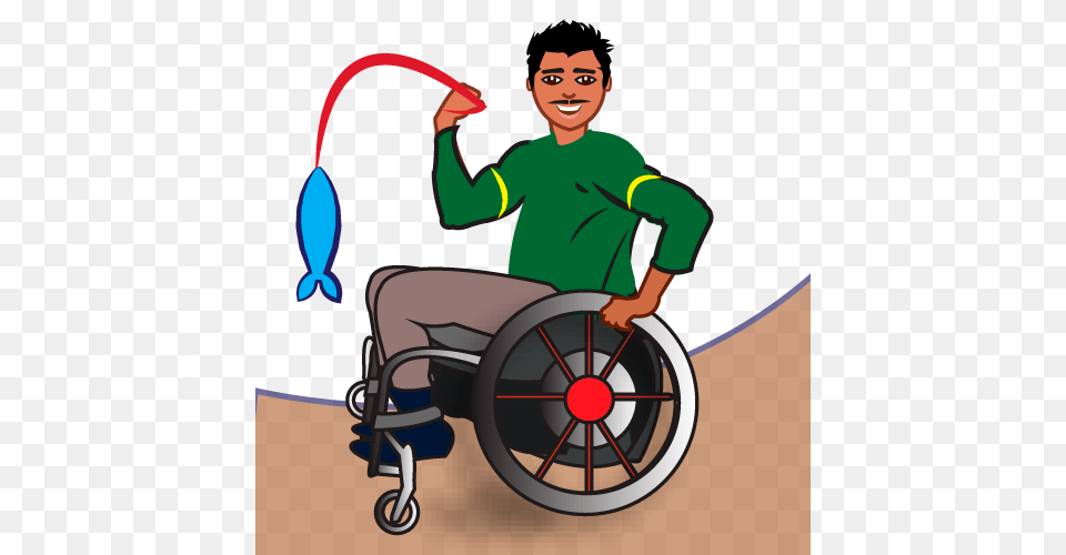Download Disability Emoji Clipart Wheelchair Disability Emoji, Chair, Furniture, Adult, Person Png