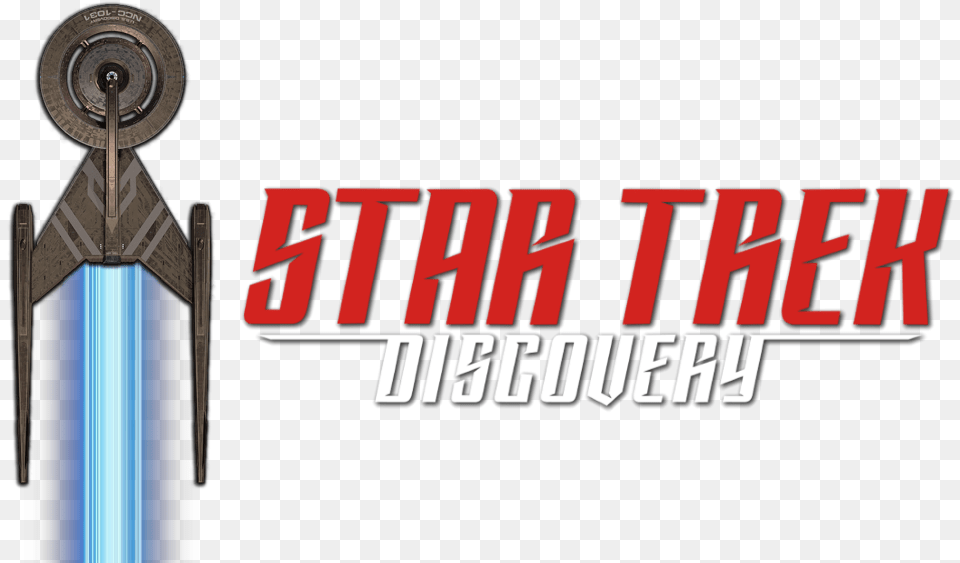 Discovery Image Star Trek Discovery Logo Graphic Design, Sword, Weapon Free Png Download