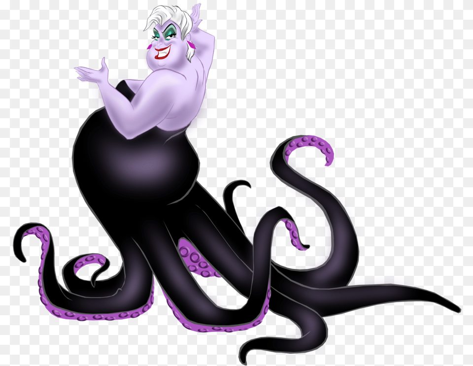 Disney Villains Clipart Group Ursula, Adult, Person, Woman, Female Free Png Download