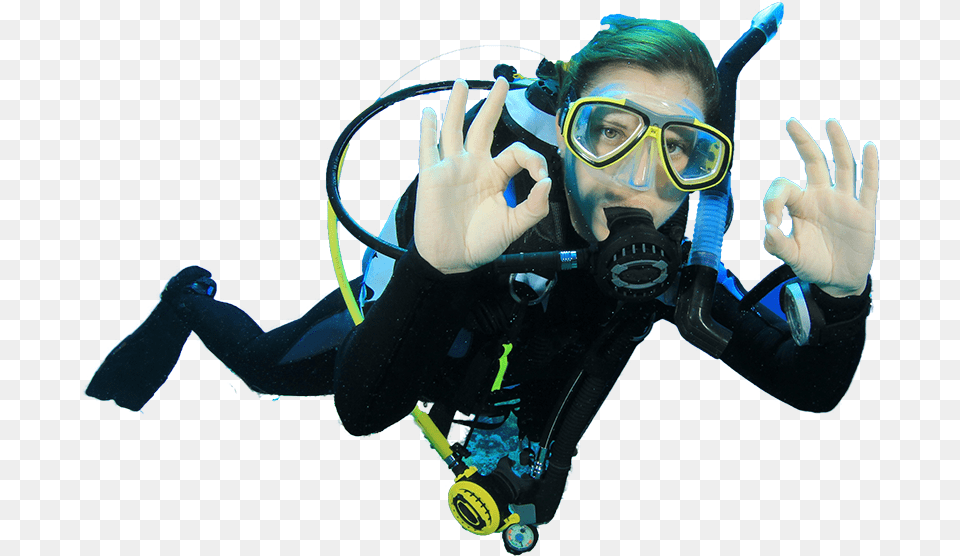 Diver Image With Scuba People Snorkeling Underwater, Adventure, Leisure Activities, Nature, Outdoors Free Png Download