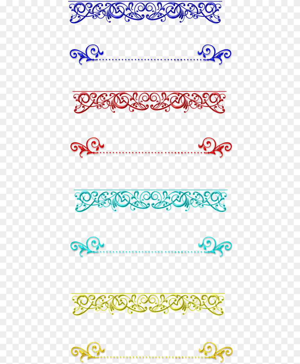 Divider Line Decoration High Quality Stylish Number, Art, Floral Design, Graphics, Pattern Free Png Download