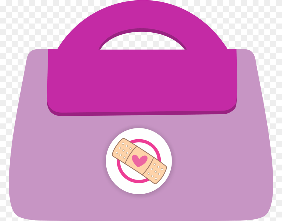 Download Doc Mcstuffins Bag Clipart Bag Clip Art Bag Pink, Accessories, Handbag, Purse, First Aid Free Transparent Png