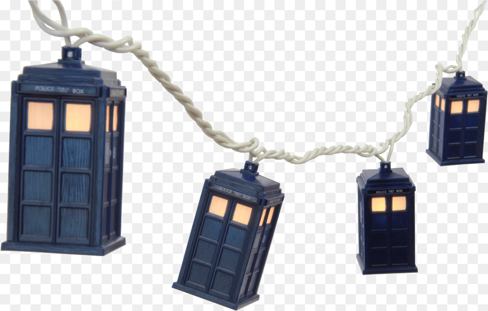 Download Doctor Who Tardis String Lights Tardis Full Tardis, Lamp, Lantern Free Png