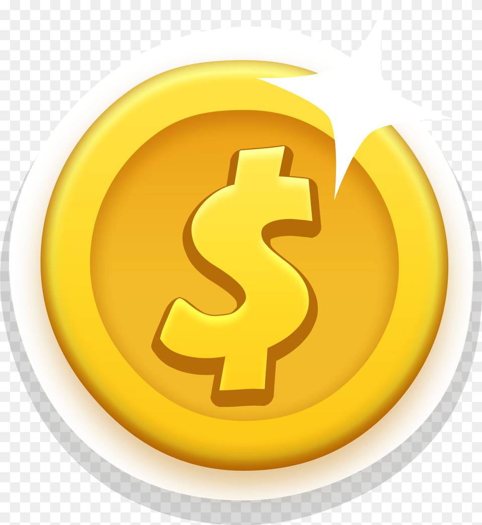 Download Dollar, Symbol, Text, Number, Disk Png