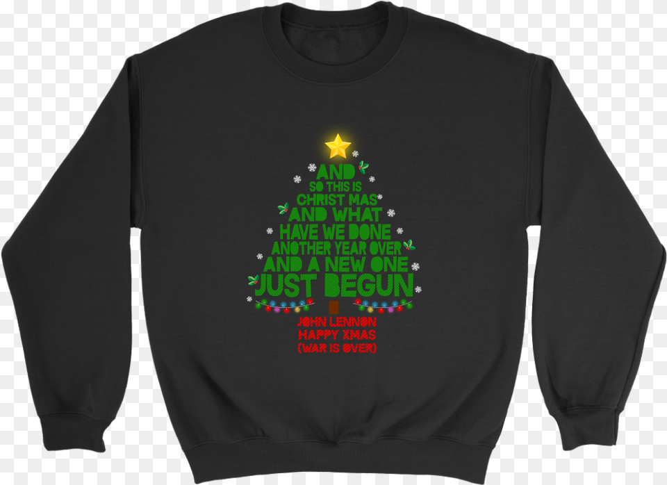 Download Don T Let Your President Get Ass Whooped Hd Christmas Tree, Clothing, Knitwear, Long Sleeve, Sweatshirt Png
