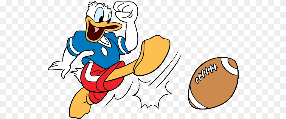 Download Donald Football V2 Iron Donald Duck American Football, Baby, Person, Cartoon Free Transparent Png