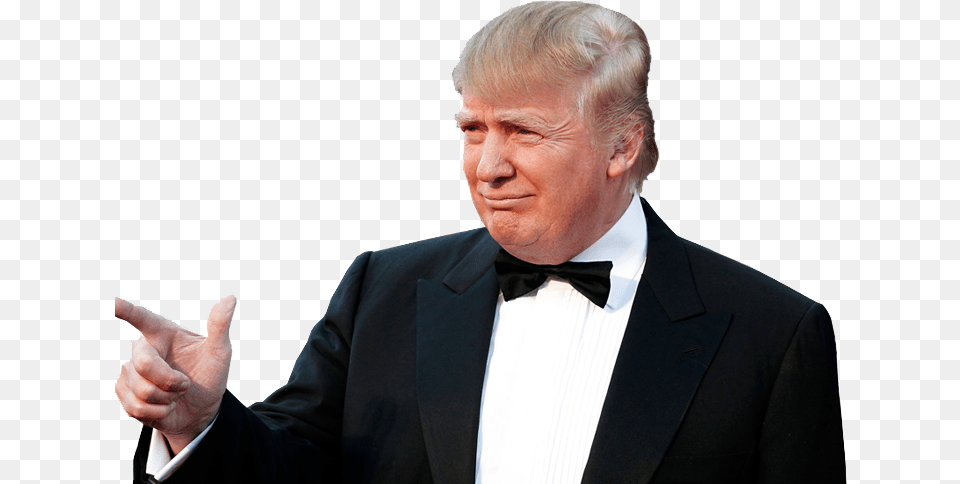 Donald Trump Clipart Donald Trump Transparent Background, Accessories, Tie, Suit, Shirt Free Png Download