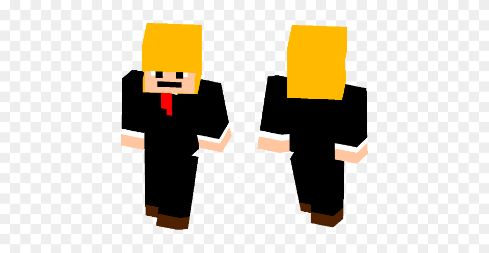 Download Donald Trump Minecraft Skin For Superminecraftskins, Formal Wear, Cross, Symbol Free Png