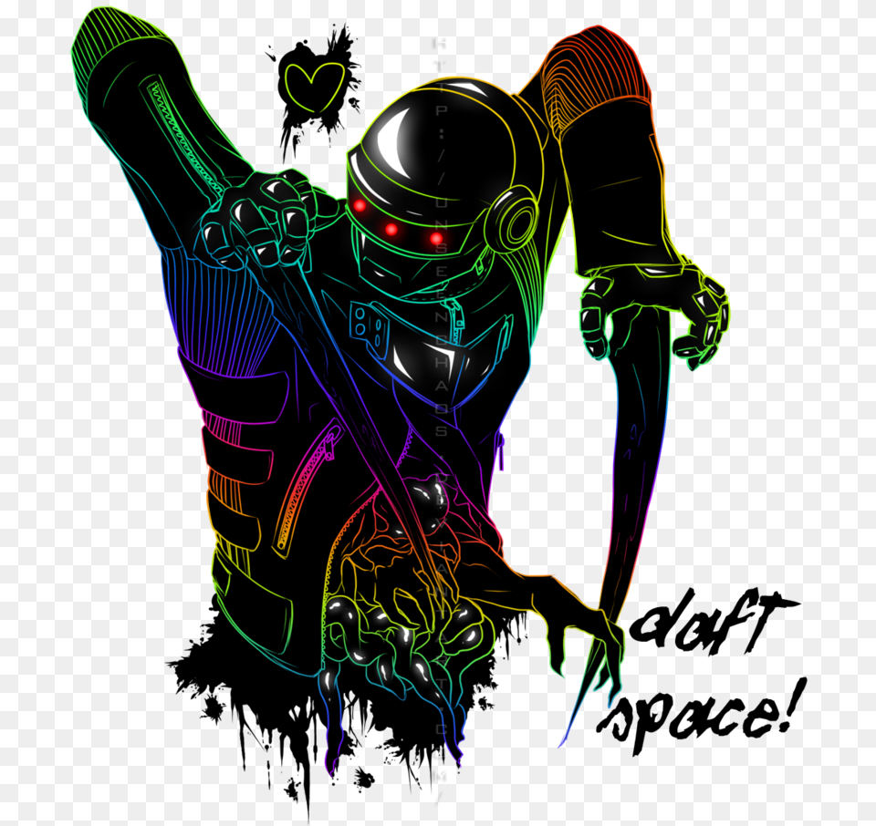 Download Donu0027t Daft Punk Is Dead Image With No Dead Space Death Art, Graphics, Adult, Male, Man Free Transparent Png