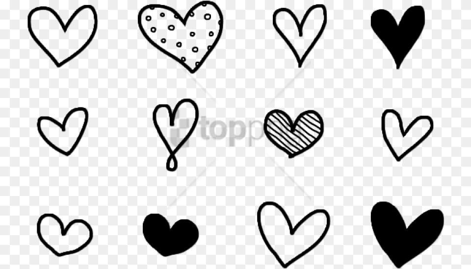 Doodle Heart Images Background Doodle Heart, Stencil, Face, Head, Person Free Png Download