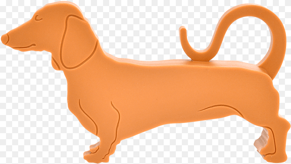 Doorwedge Dachshund Plastic Esschert Design Doorstop Dog 15 Cm Polypropylene Orange, Animal, Canine, Hound, Mammal Free Png Download