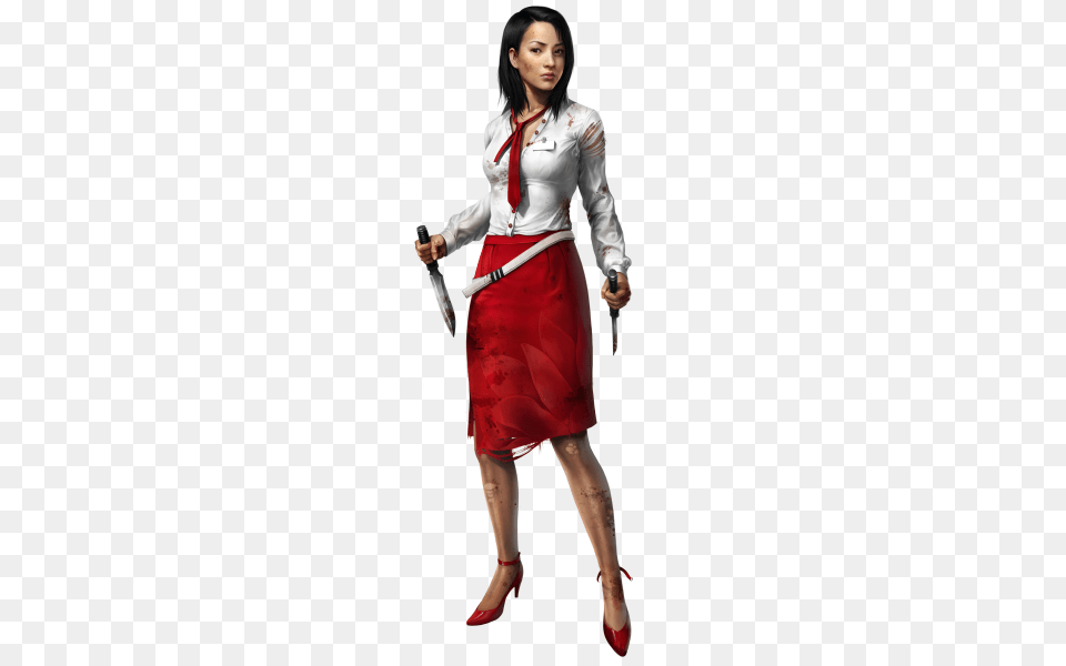 Download Download Dead Island Characters Xian Mei, Skirt, Clothing, Costume, Person Png Image