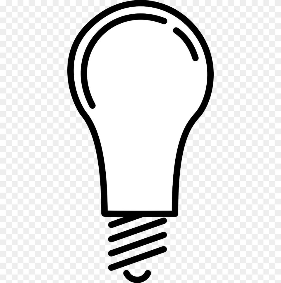 Download Download Light Bulb Transparent Background, Lightbulb, Lighting, Stencil Png Image