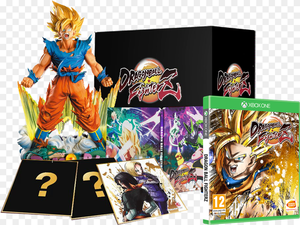 Download Dragon Ball Fighterz Edicion Coleccionista Xbox One Action Figure, Book, Comics, Publication, Adult Free Png