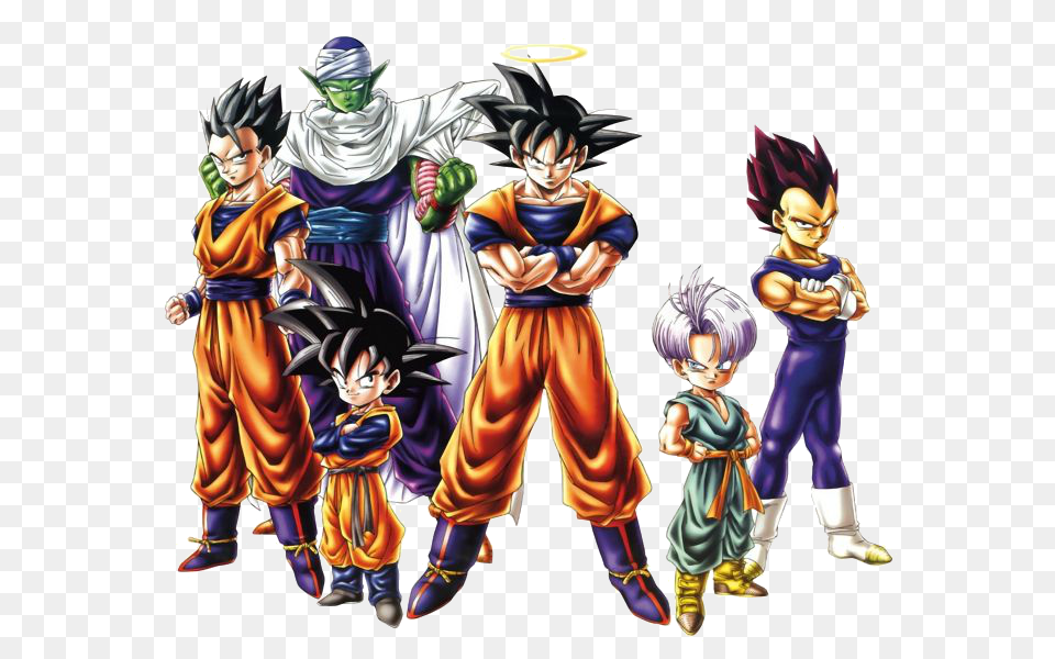 Download Dragon Ball Z Characters Stock Dragon Ball Z Characters, Publication, Book, Comics, Adult Free Png
