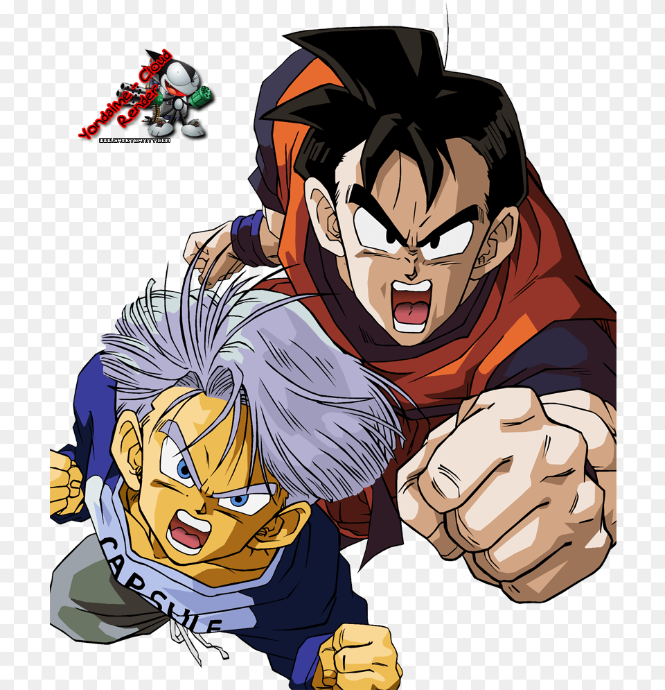 Download Dragon Ball Z Wallpapers Future Trunks, Book, Comics, Publication, Person Free Transparent Png