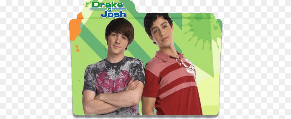 Download Drake And Josh Drake And Josh Prime Video, Clothing, T-shirt, Boy, Teen Free Png