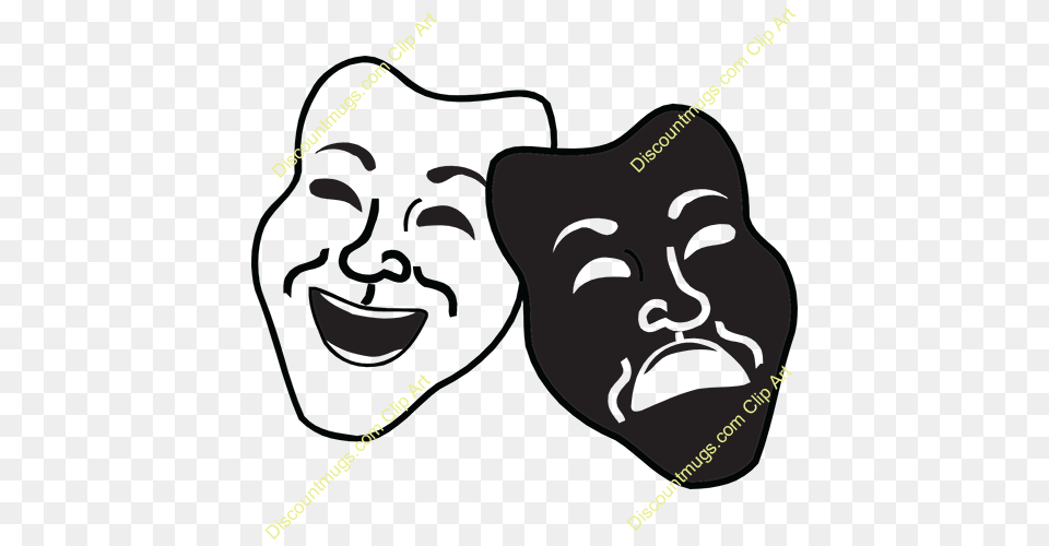 Download Drama And Art In Education Clipart Theatre Drama Clip Art, Head, Person, Face Png