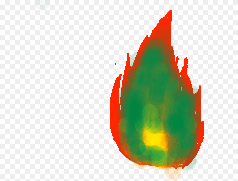 Download Drawing2 Green Fire Illustration With Illustration, Light, Nature, Night, Outdoors Png Image