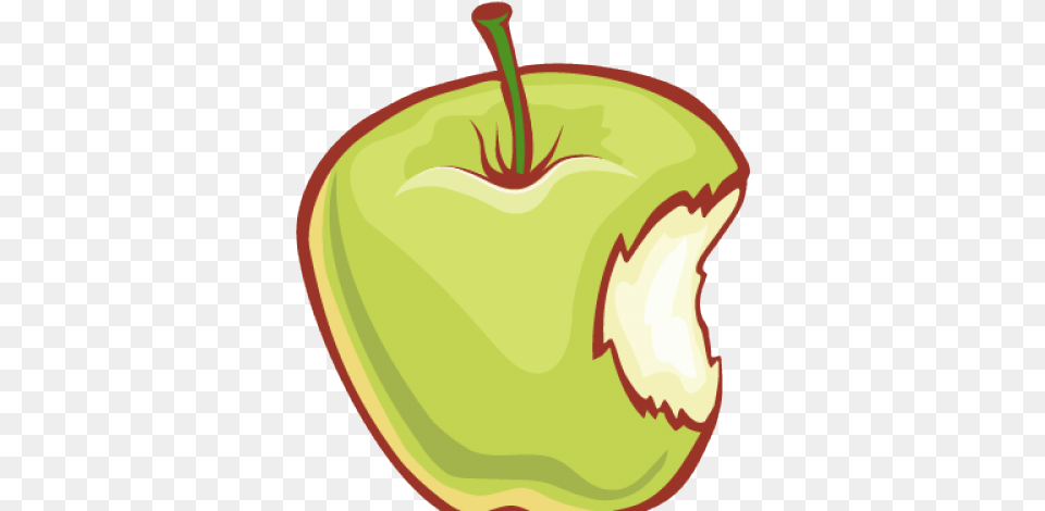 Download Drawn Apple Bite Drawing, Food, Fruit, Plant, Produce Free Png