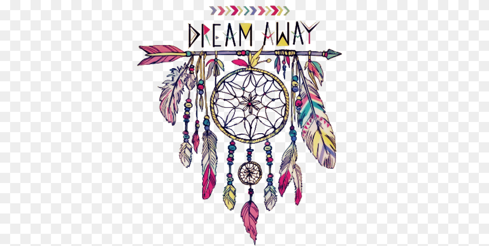 Download Dreamcatcher Feathers Arrow Words Sayings Quotes Dream Catcher Dream Away, Accessories, Art, Earring, Jewelry Free Png