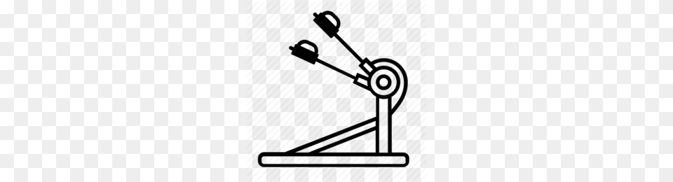 Download Drum Pedal Vector Clipart Doble Pedal Drum Kits Bass, Smoke Pipe Free Png