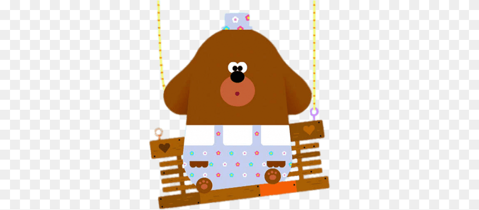 Duggee On Broken Swing Clipart Photo Cartoon, Nature, Outdoors, Snow, Snowman Free Png Download
