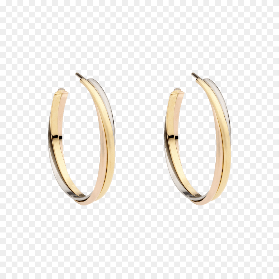 Earring File Trinity Earrings Cartier Large Hoop, Accessories, Jewelry, Diamond, Gemstone Free Png Download