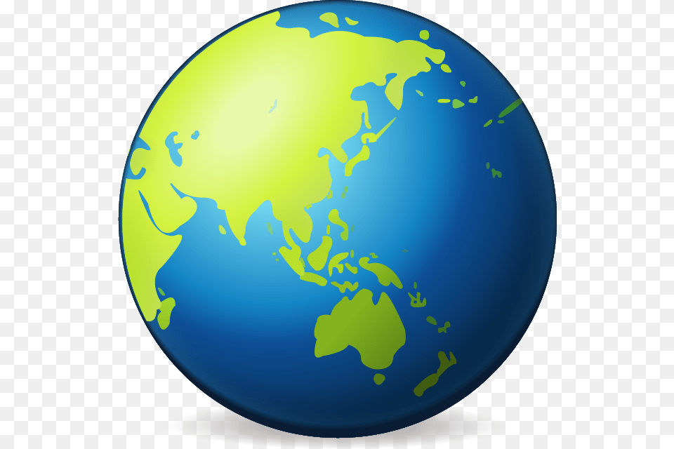 Earth Globe Asia Emoji Image In Emoji Island, Astronomy, Outer Space, Planet, Plate Free Png Download