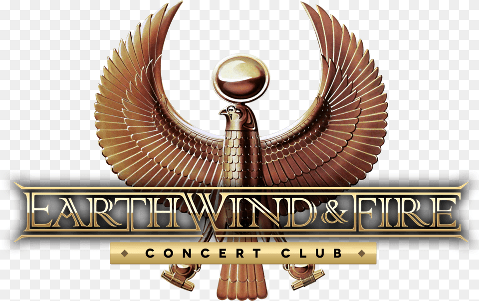 Download Earth Wind Fire Concert Club Wind Fire, Emblem, Symbol, Animal, Bird Free Transparent Png