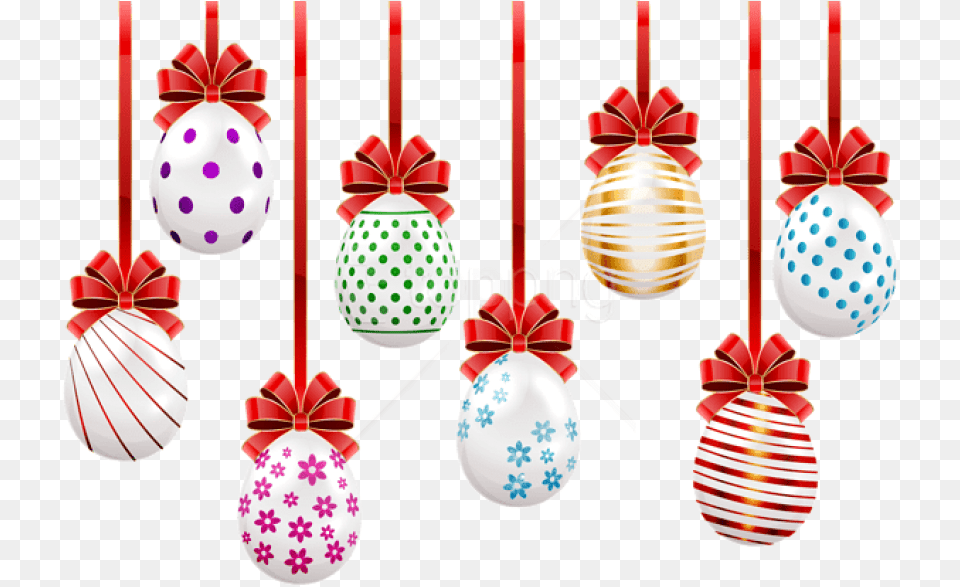 Download Easter Hanging Eggs Transparent, Accessories, Christmas, Christmas Decorations, Festival Free Png