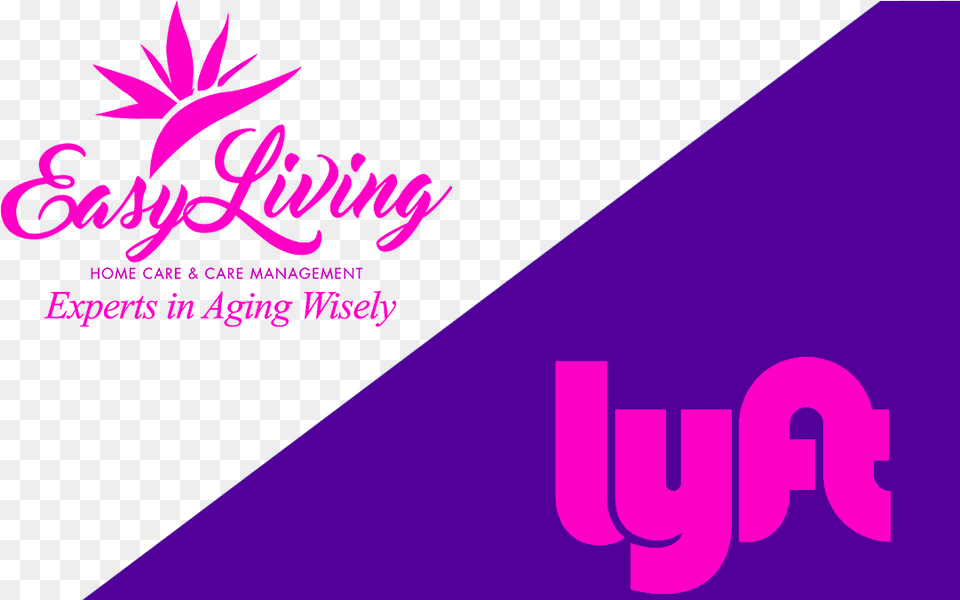 Download Easyliving With Lyft Lyft, Purple, Advertisement, Art, Graphics Free Transparent Png
