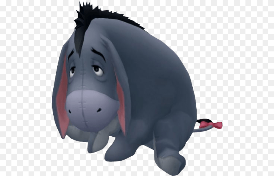 Download Eeyore Photos For Designing Work Kingdom Hearts Winnie The Pooh Eeyore, Baby, Person, Face, Head Png Image