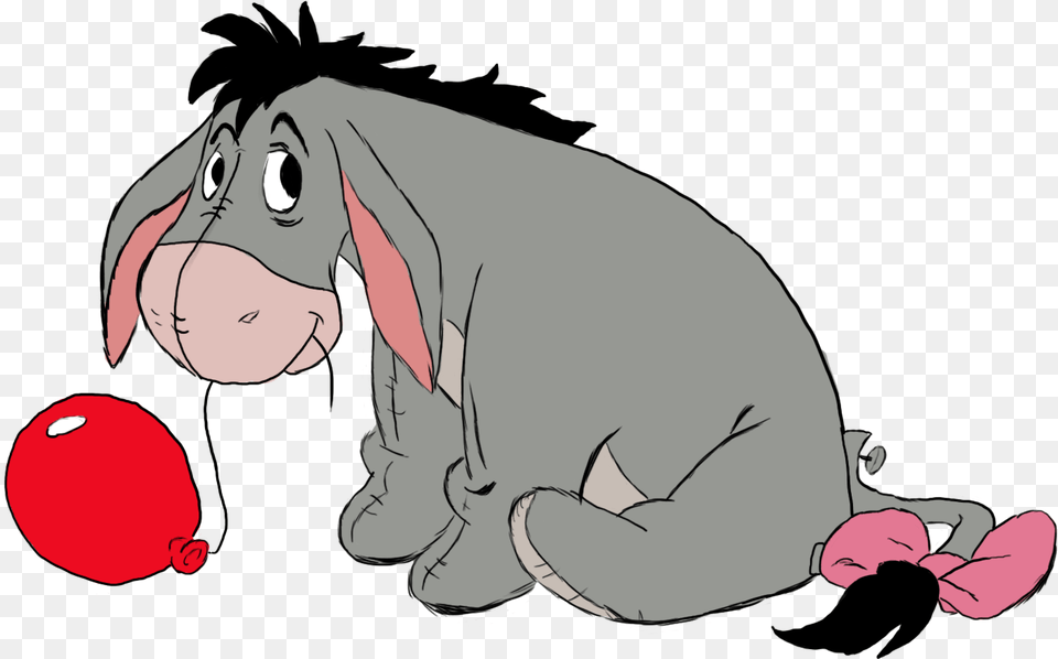 Download Eeyore Transparent Picture Eeyore Clipart, Baby, Person, Face, Head Png Image