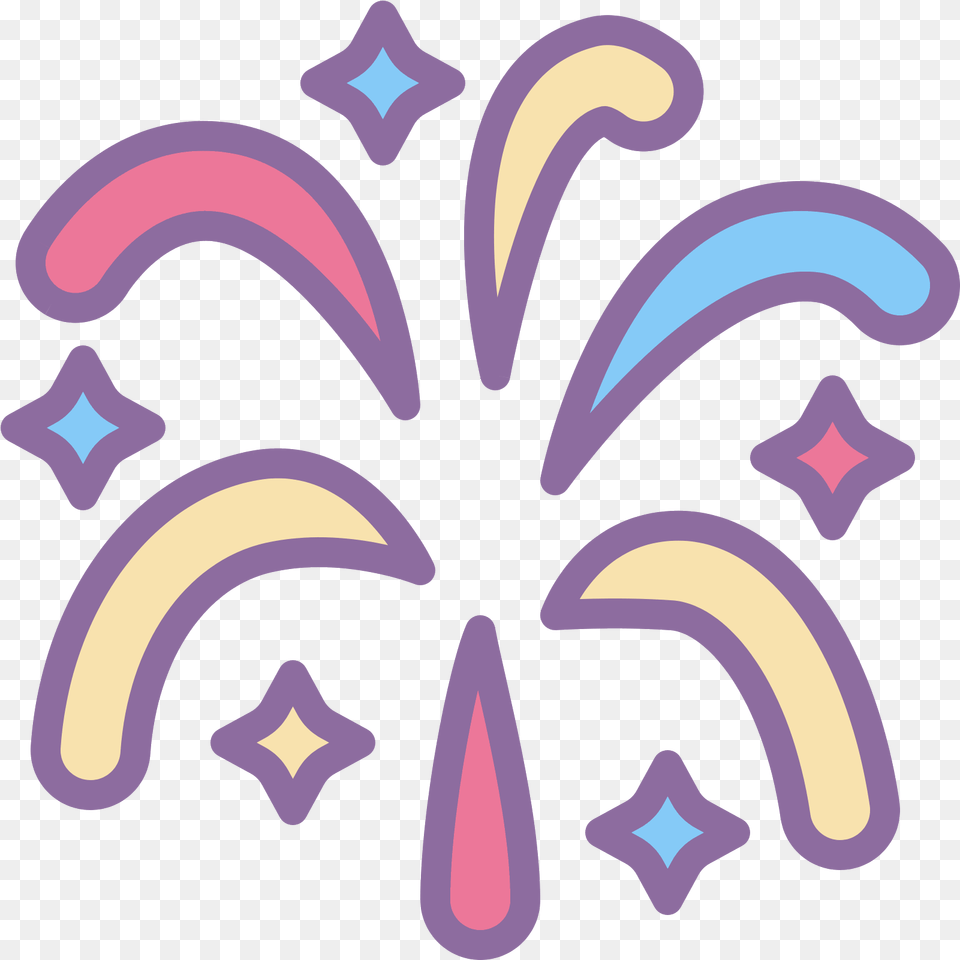 Download Eksplodujce Sztuczne Ognie Icon Fireworks Fireworks, Purple, Pattern, Symbol Free Png