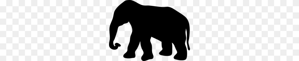 Download Elephant Silhouette Gif Clipart African Elephant, Gray Free Transparent Png