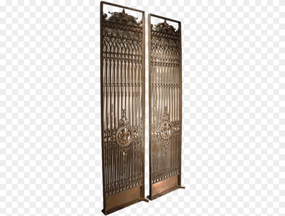 Download Elevstor Metal Gate, Door, Bronze Png