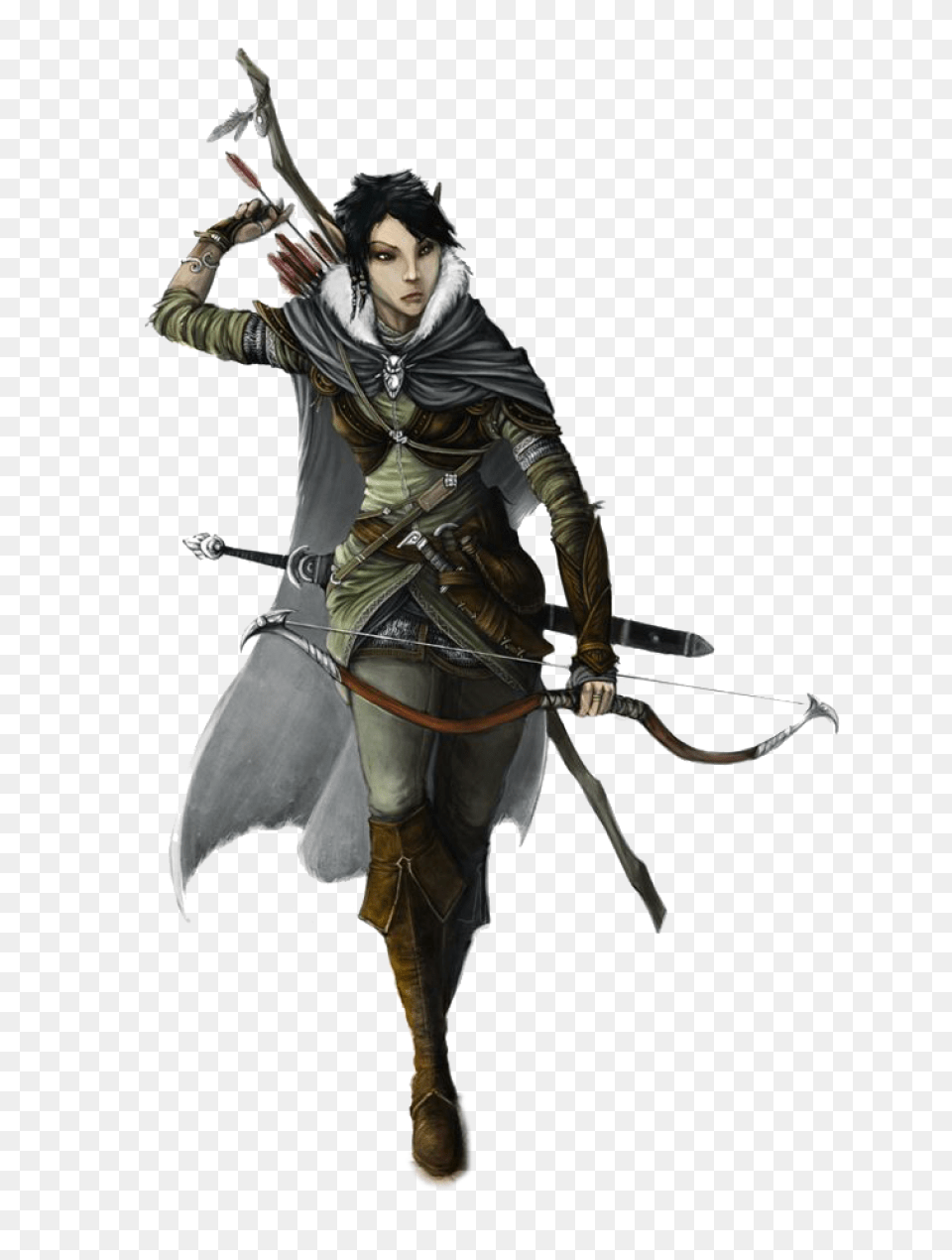 Download Elf For Elf, Weapon, Archer, Archery, Bow Free Transparent Png