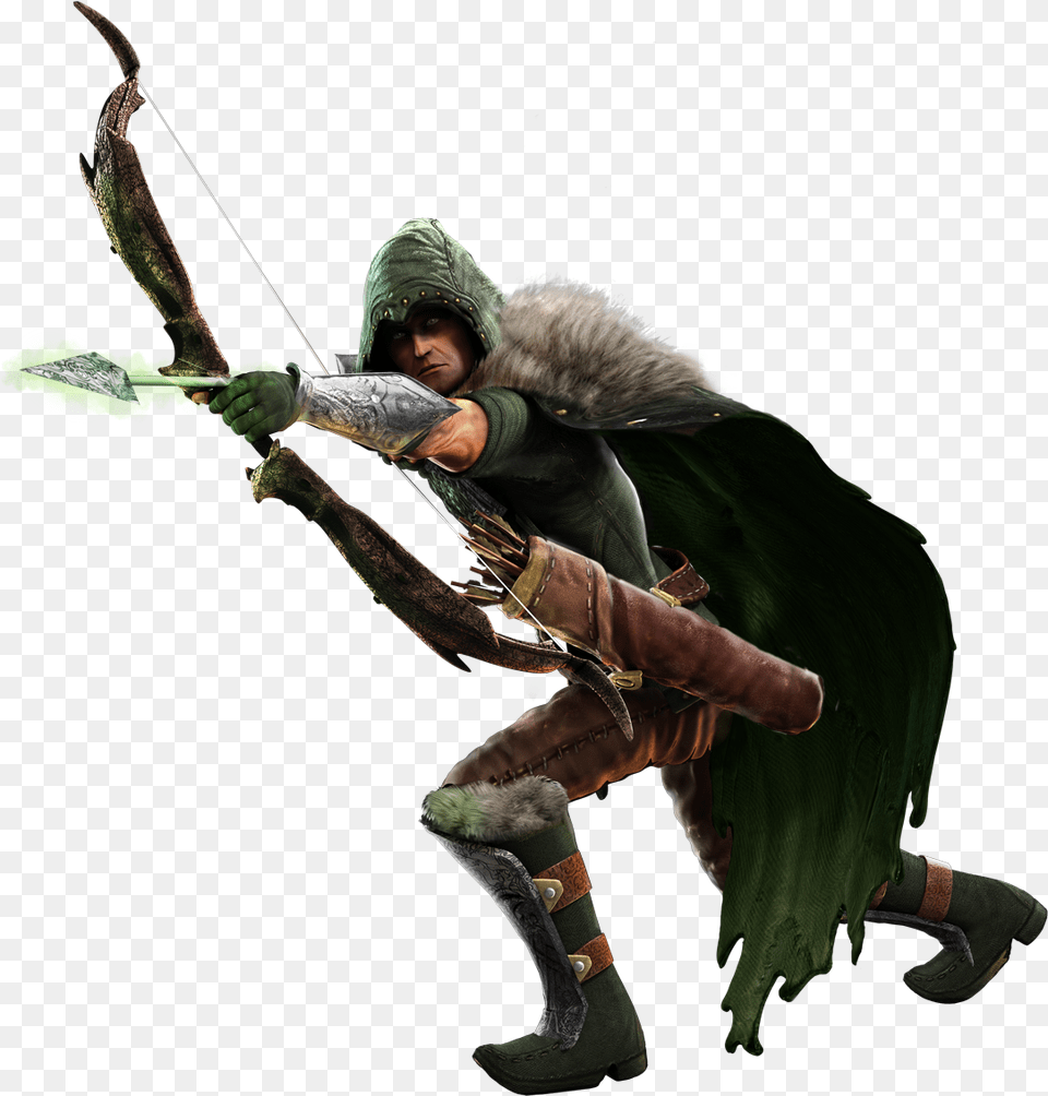 Download Elf Download Video Game, Archer, Archery, Bow, Person Free Png