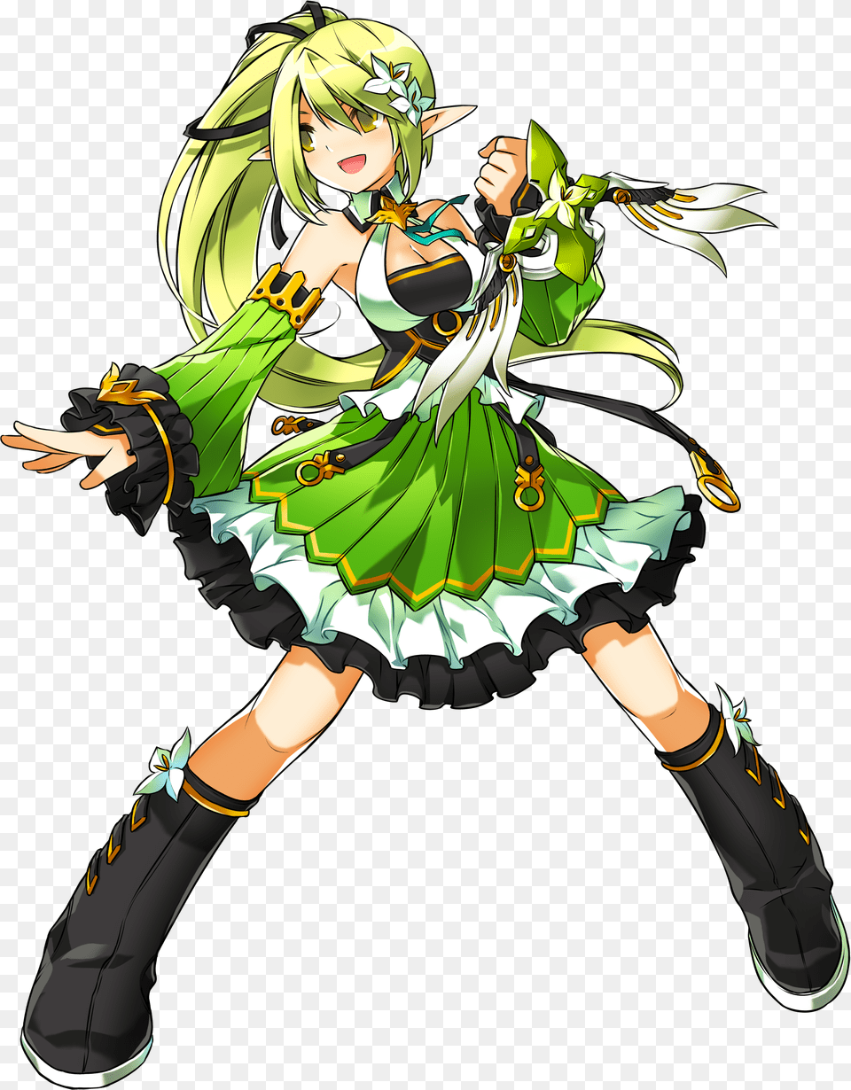 Download Elsword Wind Sneaker, Book, Comics, Publication, Person Png Image