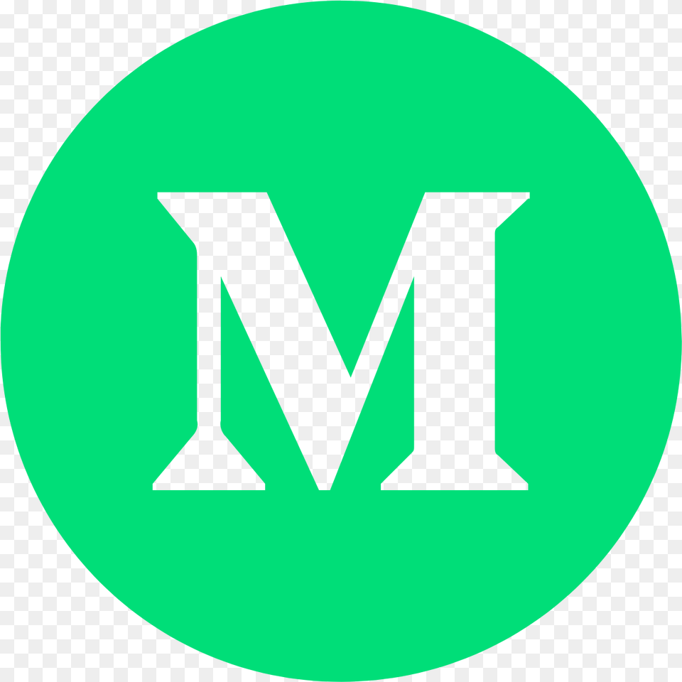 Email Medium Logo Round, Green, Disk, Symbol Free Png Download