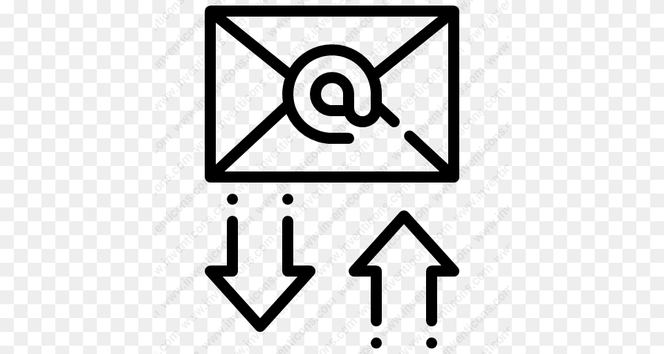 Download Emailmailtransferfiledocument Icon Inventicons, Gray Free Png