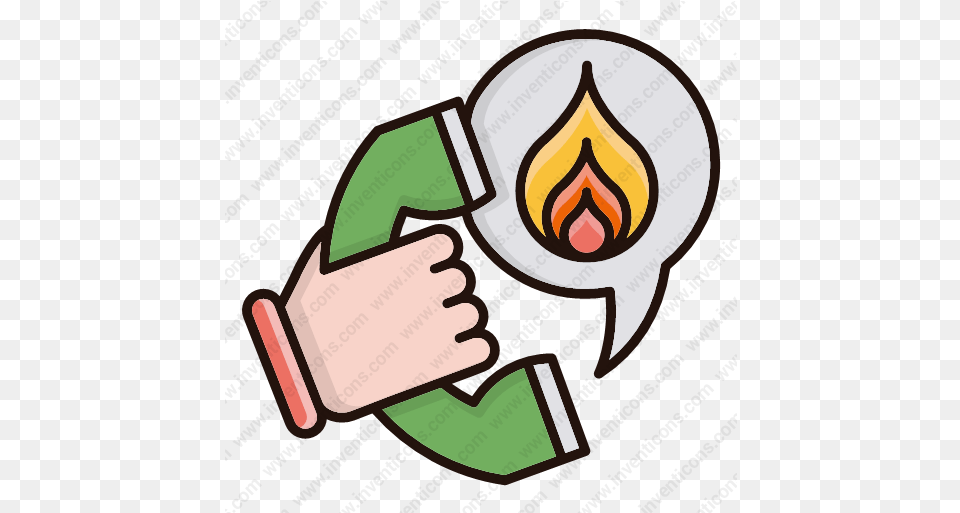 Download Emergency Call Vector Icon Call Fire Brigade Clipart, Body Part, Hand, Person, Finger Free Transparent Png