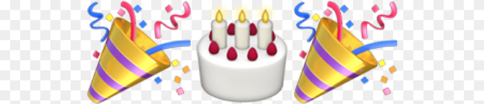 Download Emoji Birthday Anniversery Celebration Emoji Party, Birthday Cake, Cake, Clothing, Cream Free Png